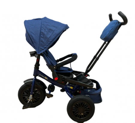 Tricicleta cu scaun reversibil Still, 6-36 luni, cu pozitie de somn, roata plina din cauciuc [5]