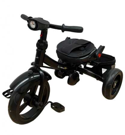 Tricicleta cu scaun reversibil Still, de la 6 luni la 5 ani, cu pozitie de somn, roata Eva plina, siliconata [6]