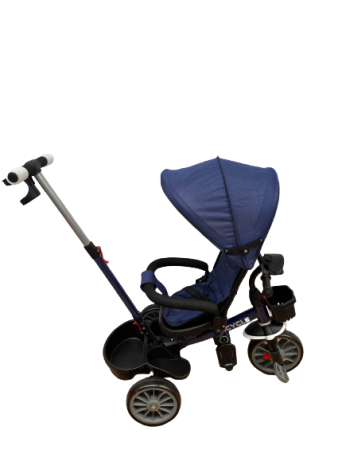 Tricicleta, pentru copii, Bubu-Still, scaun rotativ, albastru [1]