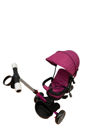 Tricicleta, pentru copii, Bubu-Still, scaun rotativ, mov [2]