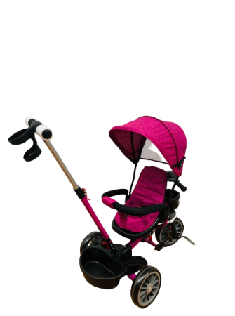 Tricicleta, pentru copii, Bubu-Still, scaun rotativ, mov [1]