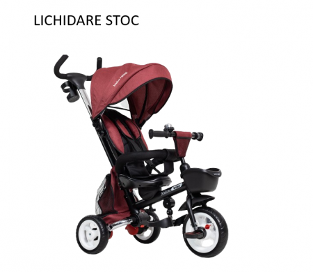 Triciclete - TRICICLETA PLIABILA PENTRU COPII MILANO ROSU