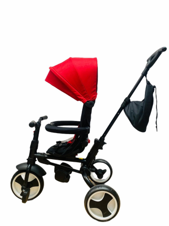 Tricicleta ultrapliabila, maner reversibil,3 in 1,Bubu-Still®,reversibila, pozitie de somn,rosu [2]