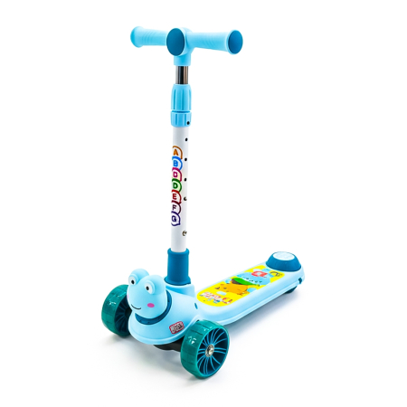 Jucarii - Trotineta cu 3 roti, led - Broscuta