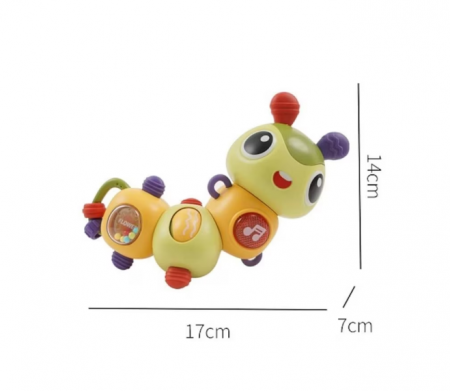 Jucarie interactiva, Omida, rotativa, parti moi dentitie, muzica si lumini, multiarticulata [3]