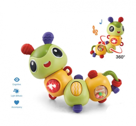 Jucarie interactiva, Omida, rotativa, parti moi dentitie, muzica si lumini, multiarticulata [6]