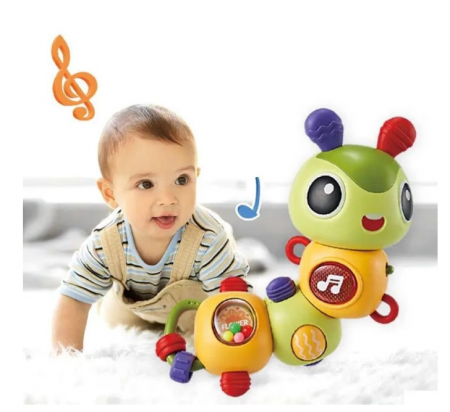 Jucarie interactiva, Omida, rotativa, parti moi dentitie, muzica si lumini, multiarticulata [2]