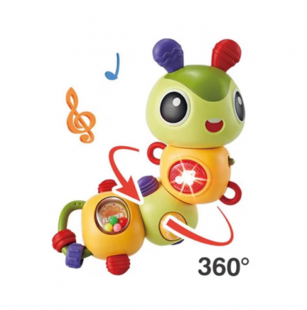 Jucarie interactiva, Omida, rotativa, parti moi dentitie, muzica si lumini, multiarticulata [4]