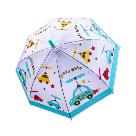 La scoala - Umbrela Pentru Copii, Cu Desene Disney, 65cm,masinute