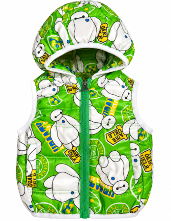Veste bebe - Vesta de fas pentru copii, Cu gluga, Verde multicolor