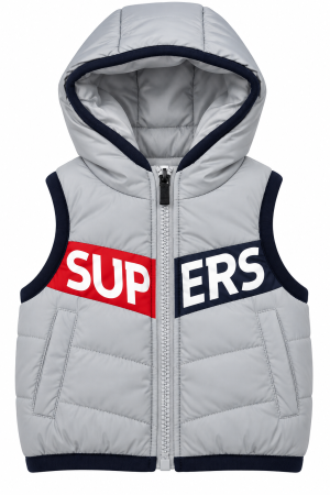 Veste bebe - Vesta de fas pentru copii, Vitamins Baby, gri