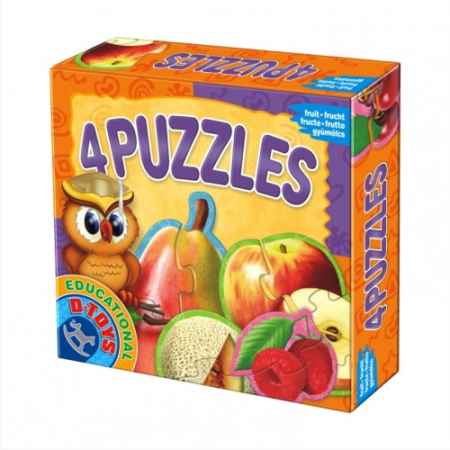 Jucarii - 4 PUZZLE- FRUCTE