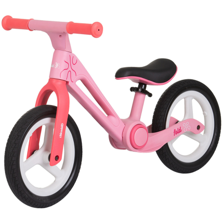 Trotinete si biciclete - Bicicleta fara pedale pliabila Chipolino Fold X pink