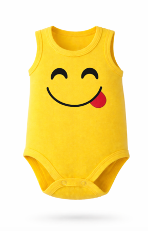 Body - Body cu Imprimeu Emoji Zâmbitor, Mâncacila