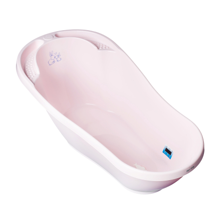 Noutati - CADITA 92CM CU DOP MICUTII IEPURASI ROZ