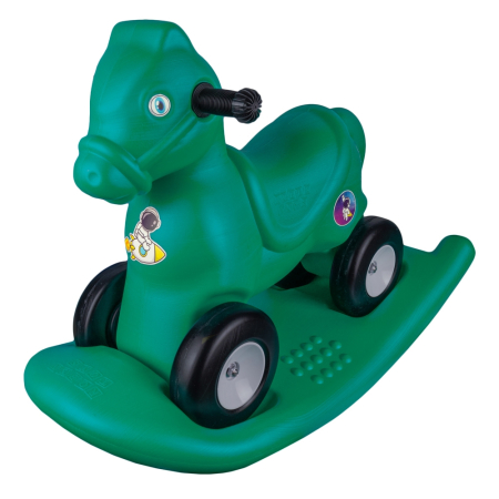 Balansoare si Leagane - Calut Balansoar 2 In 1, 55x27.5x49 cm, turcoaz