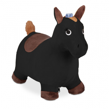 Balansoare si Leagane - Calut Din Cauciuc, Gonflabil, Plusat, Cu Lumina Si Muzica