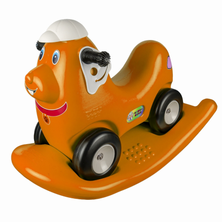 Balansoare si Leagane - Catel Balansoar 2 In 1, 75.5x37.5x53 cm , portocaliu