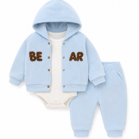Costumase toamna-iarna - Compleu 3 piese, cu body, Bear