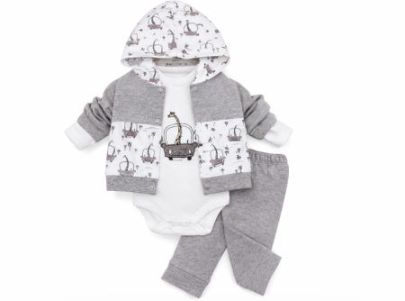 Costumase - Compleu 3 piese, cu body, Flinston, Bej