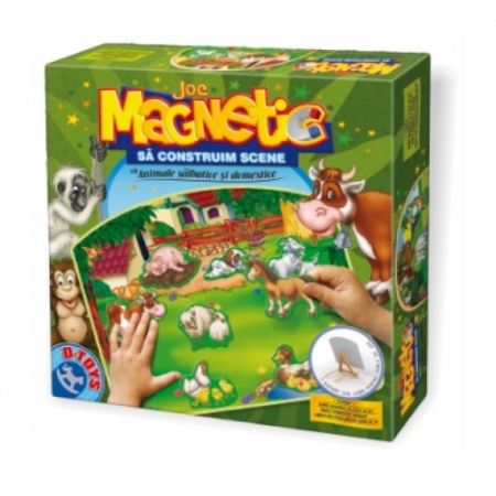 Jucarii educative - CONSTRUIM SCENE-ANIMALE DOMESTICE SI SALBATICE