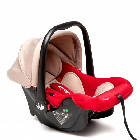 La plimbare - Cos Auto Juju Baby Boo i-Size, Bej-Bordo