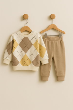 Set nou nascut - Costuma copii, 2 piese, Roby