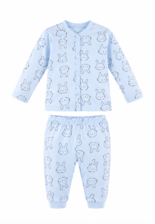 Noutati - Costumas bebe, imprimat, bleu