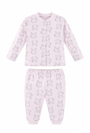 Noutati - Costumas bebe, imprimat, Roz
