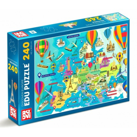 Noutati - EDU PUZZLE 240 - DESCOPERA EUROPA