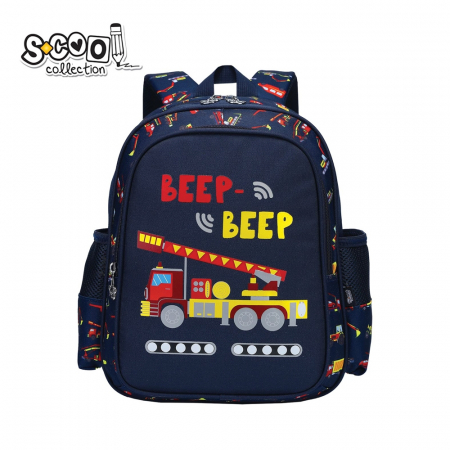 Ghiozdane gradinita - Ghiozdan BEEP BEEP, 33x27x15 Cm - S-COOL