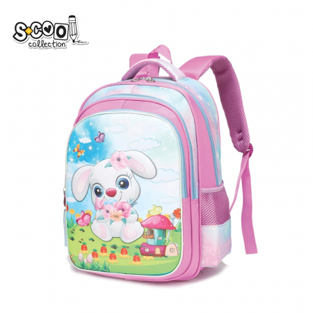 Ghiozdane gradinita - Ghiozdan 3D RABBIT, 31x24x41 Cm - S-COOL