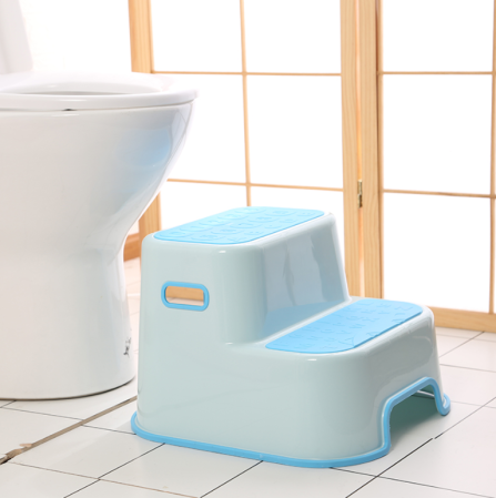 Olite - Inaltator copii Toaleta Anti-Derapant cu 2 Trepte, Beberoyal, Blue