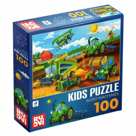 Noutati - KIDS PUZZLE 100 AGRO MACHINES