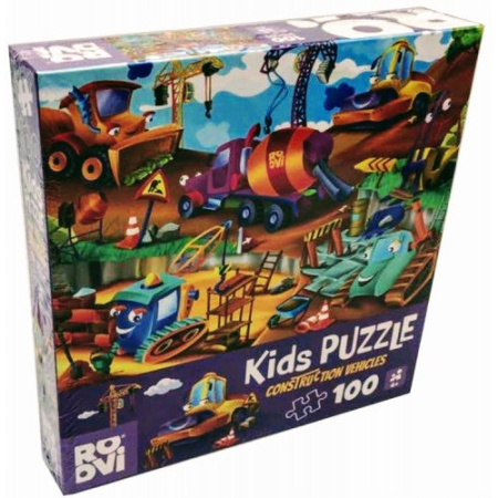 Noutati - KIDS PUZZLE 100 UTILAJE DE CONSTRUCTII