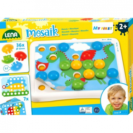 Jucarii educative - LENA - PRIMUL MEU MOZAIC - ANIMALE +2 ANI