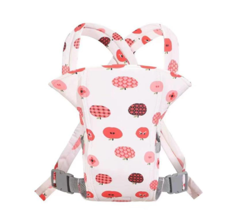 Marsupiu transport bebe - Marsupiu pentru bebelusi, din bumbac, ergonomic, 3+ luni, 4 pozitii, roz