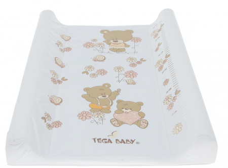 Saltea patut - MASUTA DE INFASAT TEGA BABY 50x70CM URSULETUL TEDDY ALB