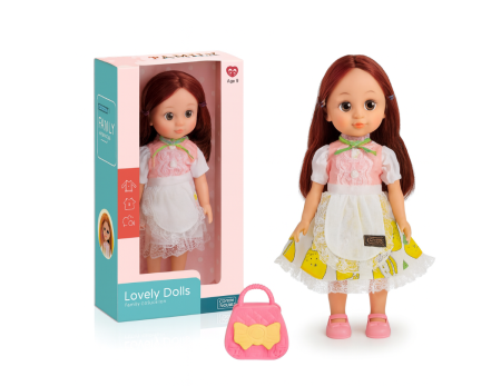 Papusi, plusuri, zane si figurine - Papusa cu poseta