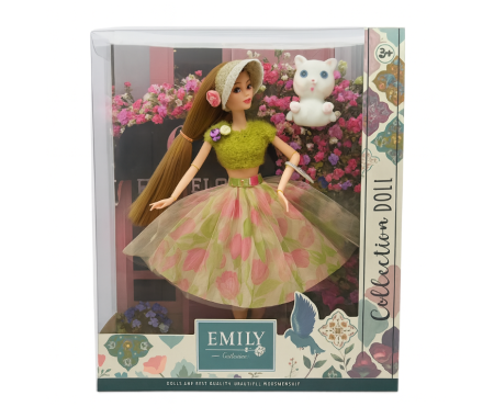 Papusi, plusuri, zane si figurine - Papusa eleganta, Emily