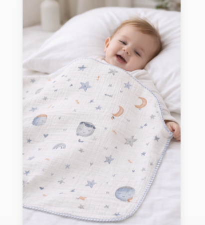 Noutati - Păturica muselină pentru bebeluși, cerul instelat