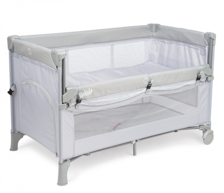 Patut bebe - Patut pliant 2 nivele Juju DreamyCloud, Grey