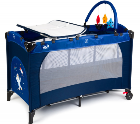 Promotii - Patut pliant 2 niveluri Juju Sleepy Baby, Space Adventure