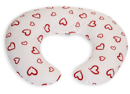 Noutati - Perna De Alaptare Mica MyKids Inimi-Rosii