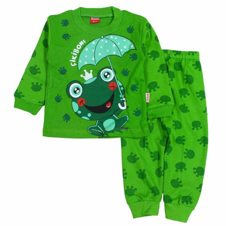 Haine fete - Pijama broscuta,verde