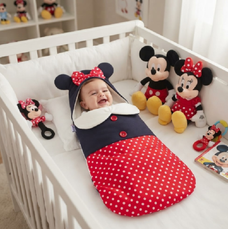 Paturele - Portbebe pentru bebeluși - confort, protecție și design adorabil Minnie