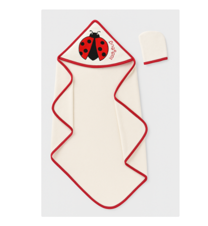 Haine bebe fetite - Prosop bebe, cu capison si manusa, model gargarita