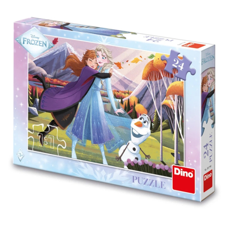 Noutati - Puzzle 24 piese, Frozen: Embrace - DINO TOYS