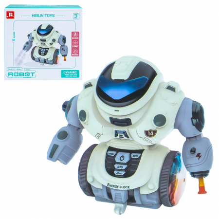 Roboti - Robot cu baterii, cu sageti si alimentare apa, functie Spray