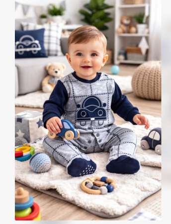 Salopete - Salopeta baietei, Model masinuta